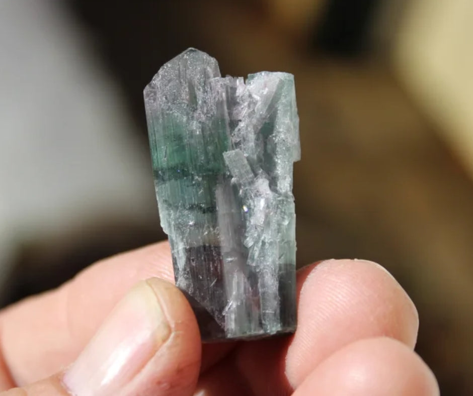 Pink, Purple, Blue and Green Tourmaline