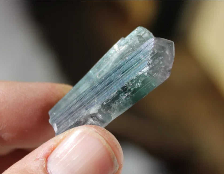 Pink, Purple, Blue and Green Tourmaline