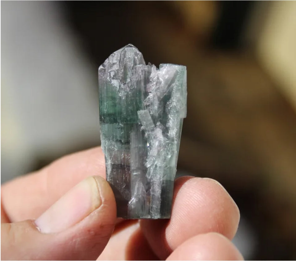 Pink, Purple, Blue and Green Tourmaline