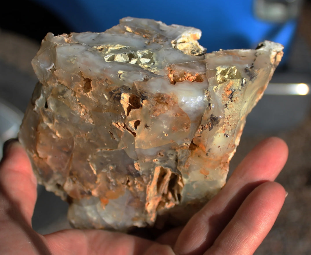 Mount Shasta Nebula Opal One Side Polished