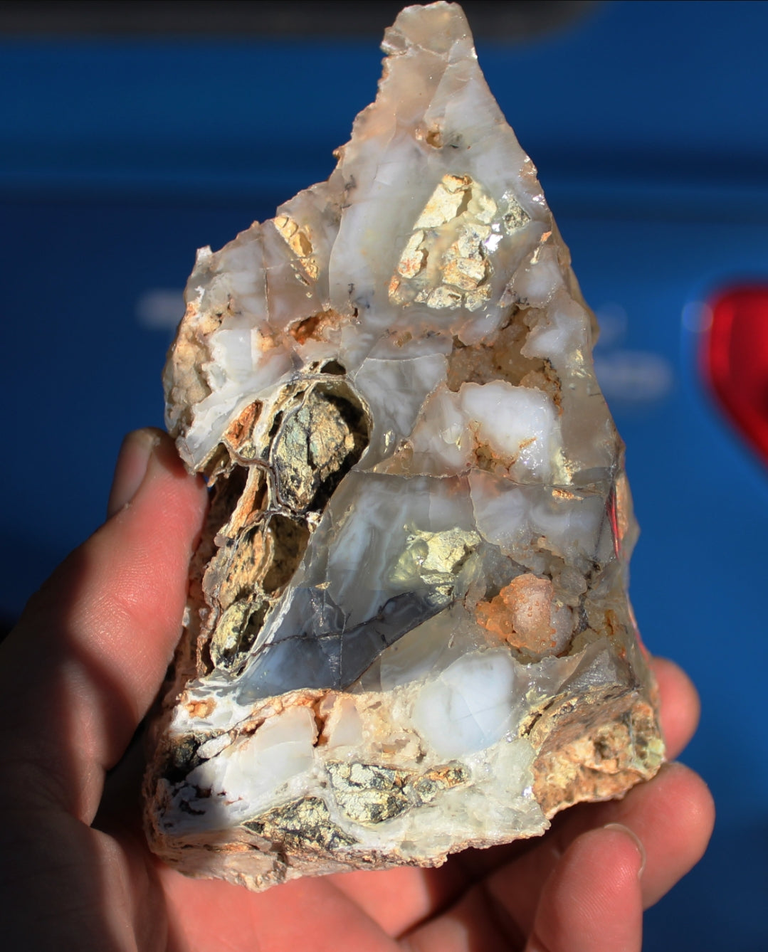 Mount Shasta Nebula Opal One Side Polished