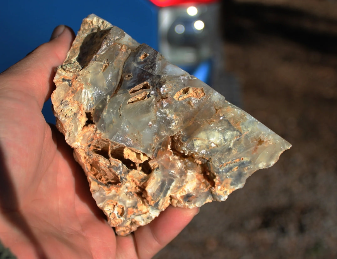 Mount Shasta Nebula Opal One Side Polished