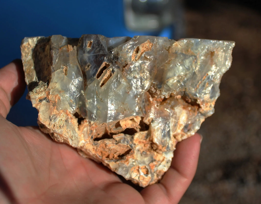 Mount Shasta Nebula Opal One Side Polished