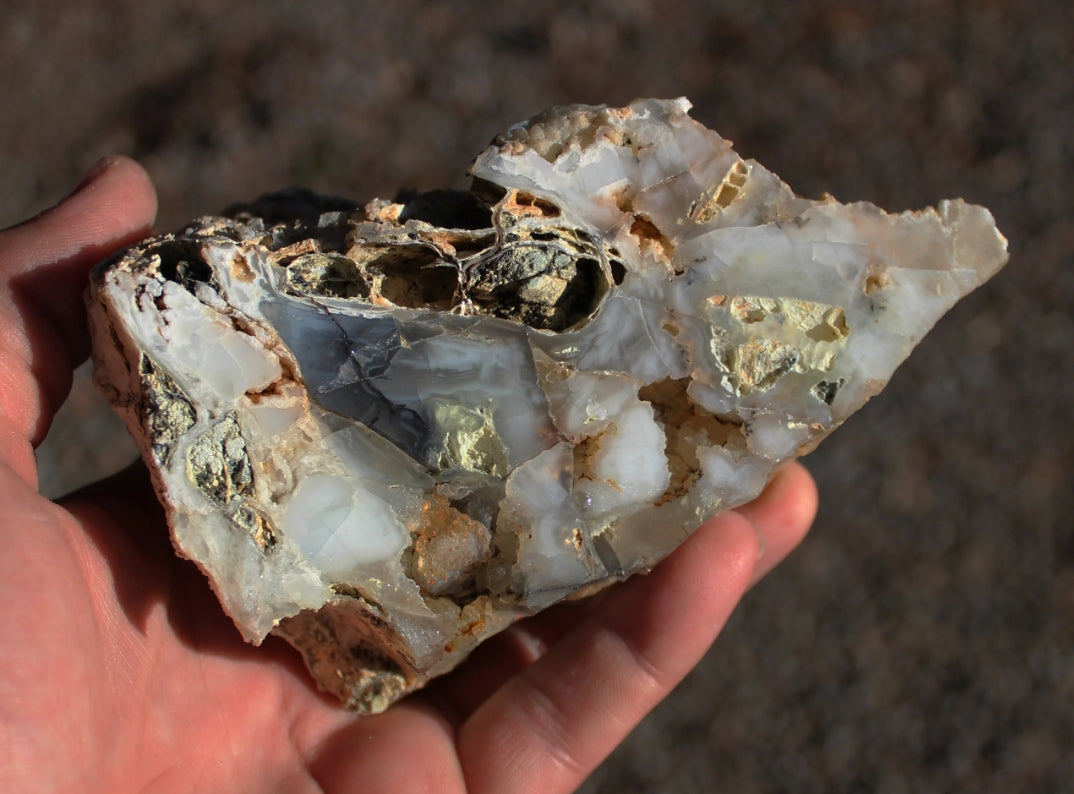 Mount Shasta Nebula Opal One Side Polished