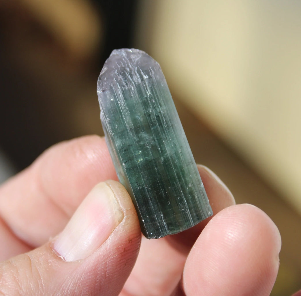 Purple, Green and Blue Tourmaline