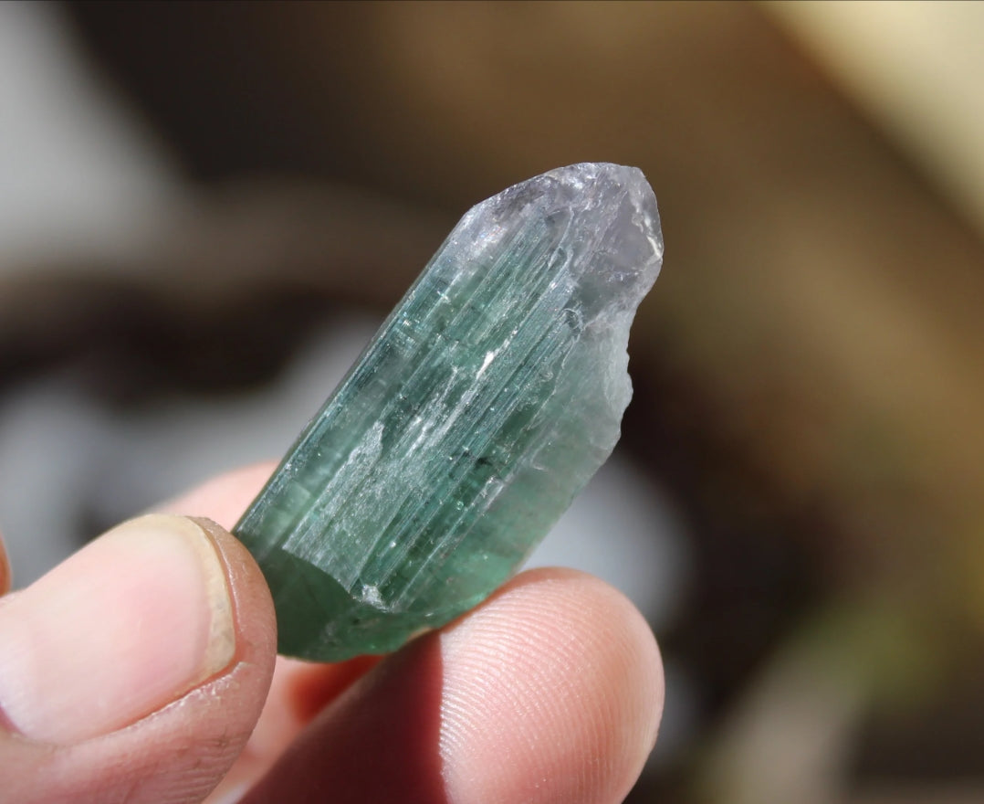 Purple, Green and Blue Tourmaline