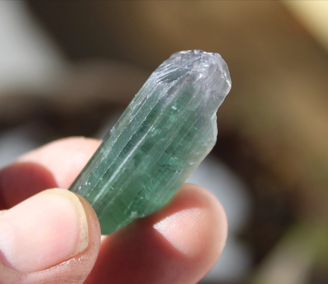 Purple, Green and Blue Tourmaline