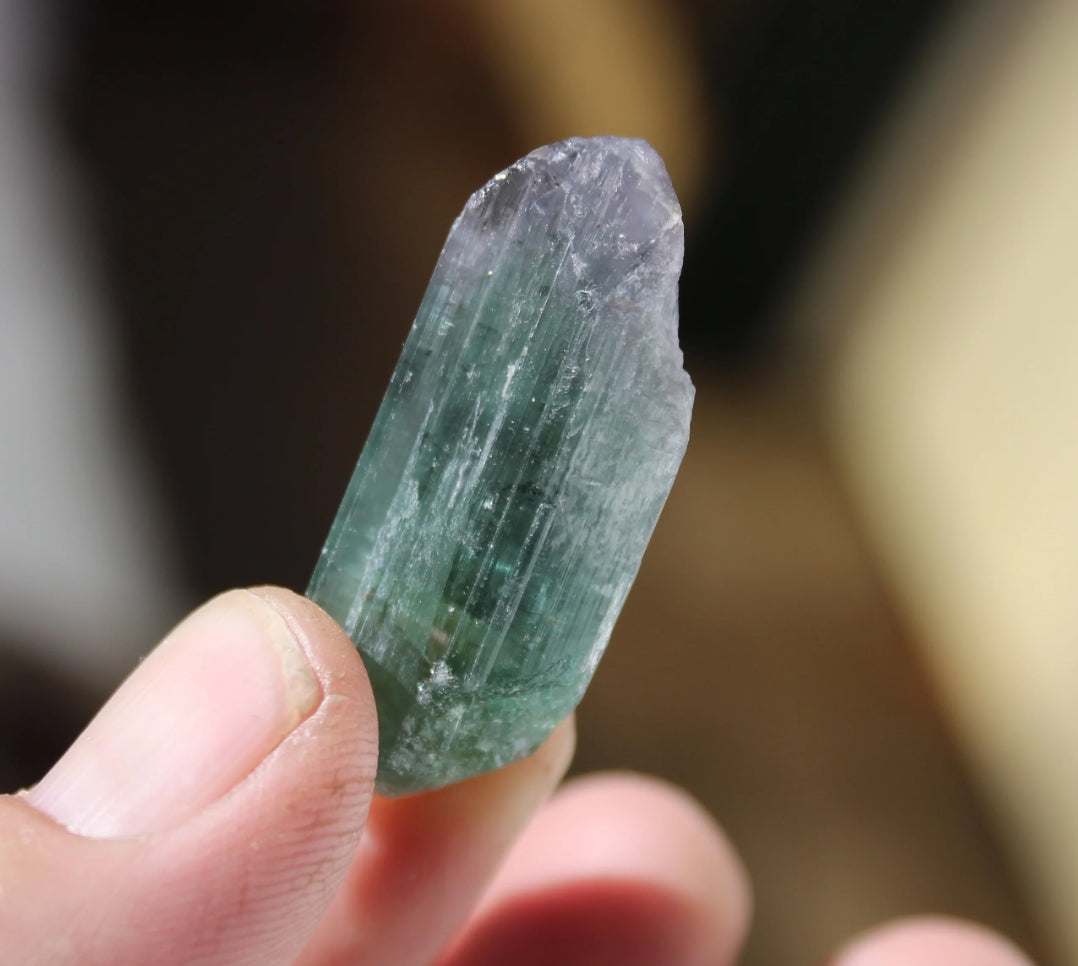 Purple, Green and Blue Tourmaline