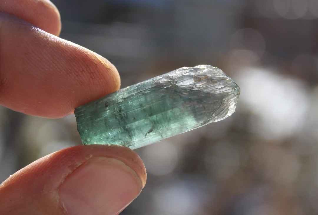 Blue and Purple Tourmaline