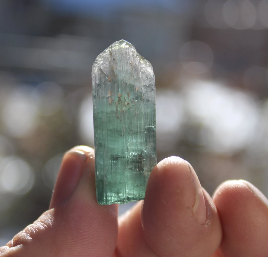 Blue and Purple Tourmaline