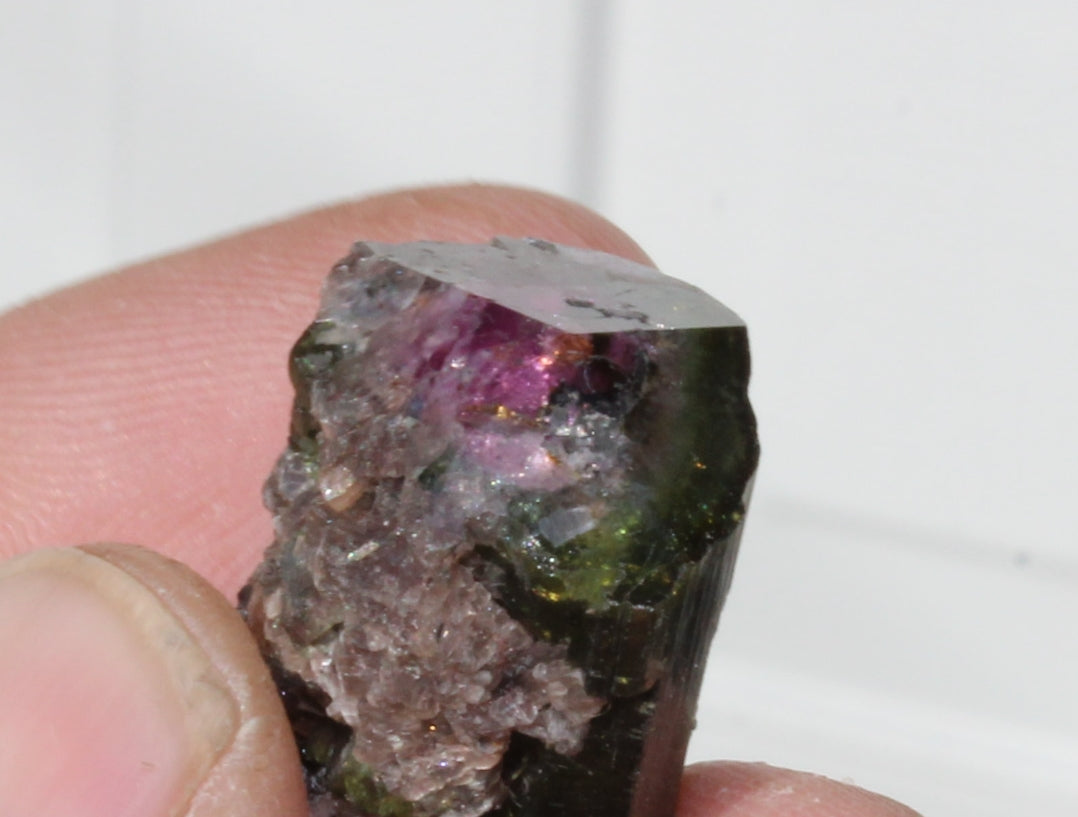 Watermelon Tourmaline with Lepidolite