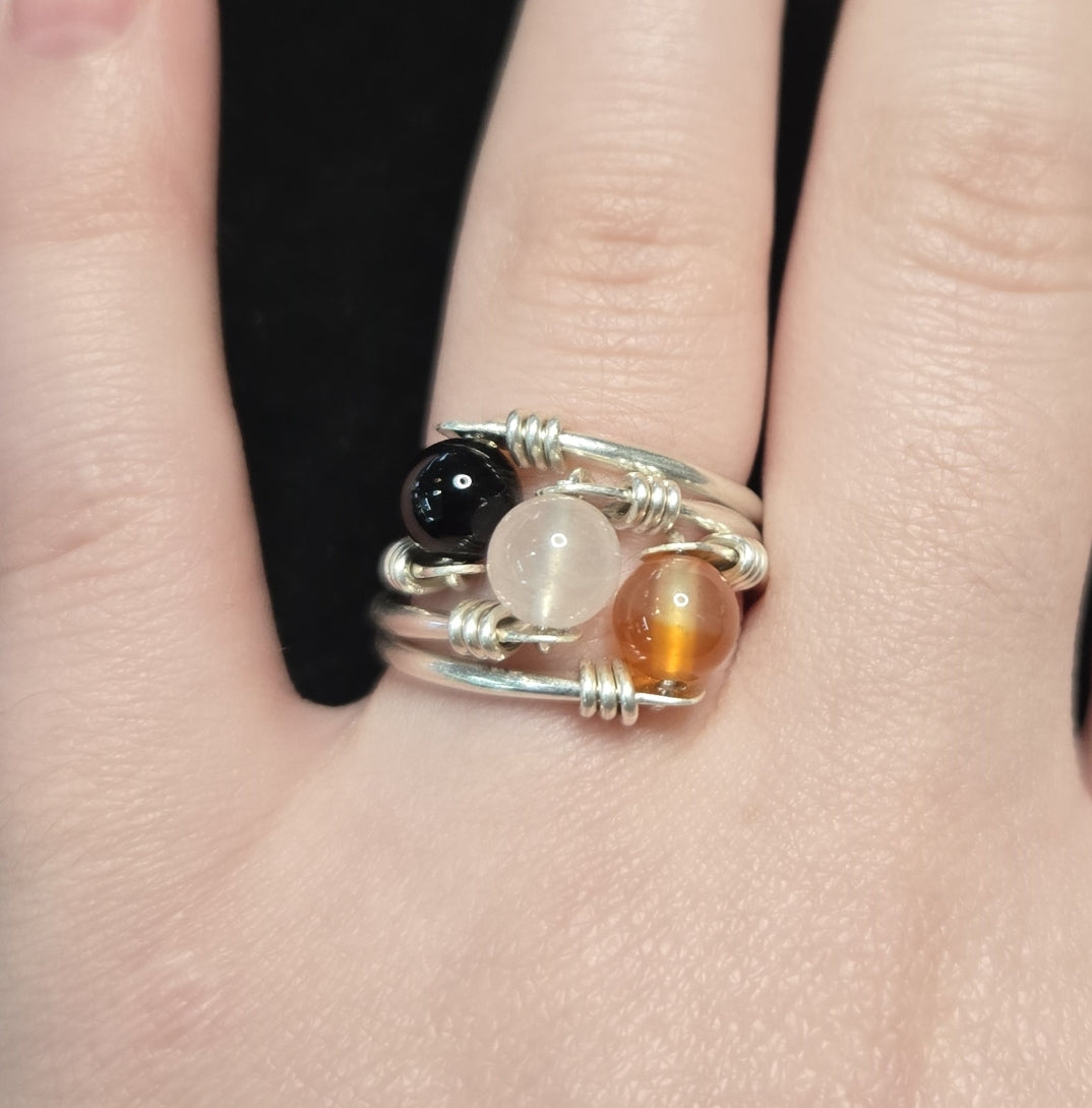 Handmade Amethyst Silver Ring