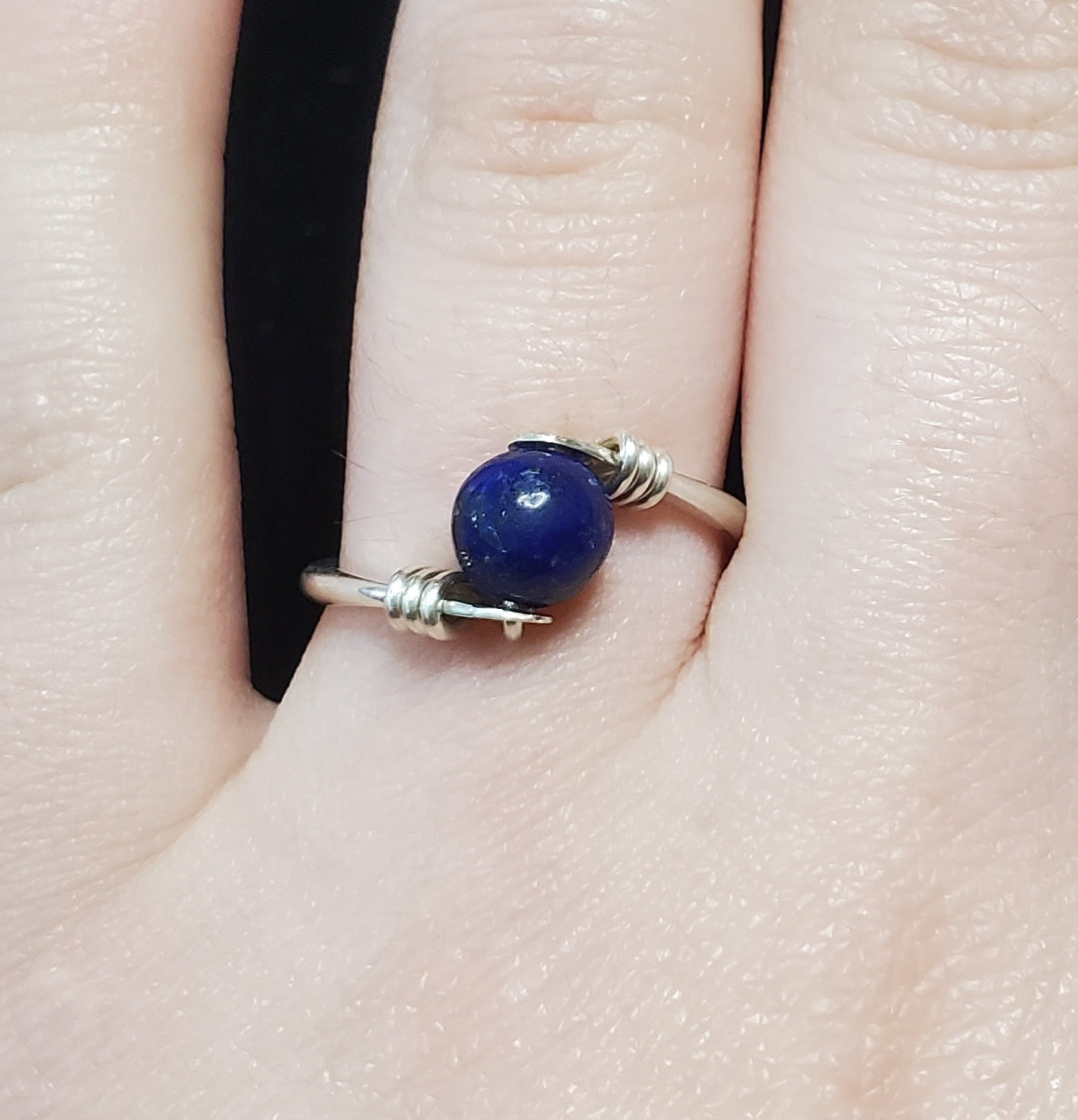 Handmade Lapis Lazuli Silver Ring
