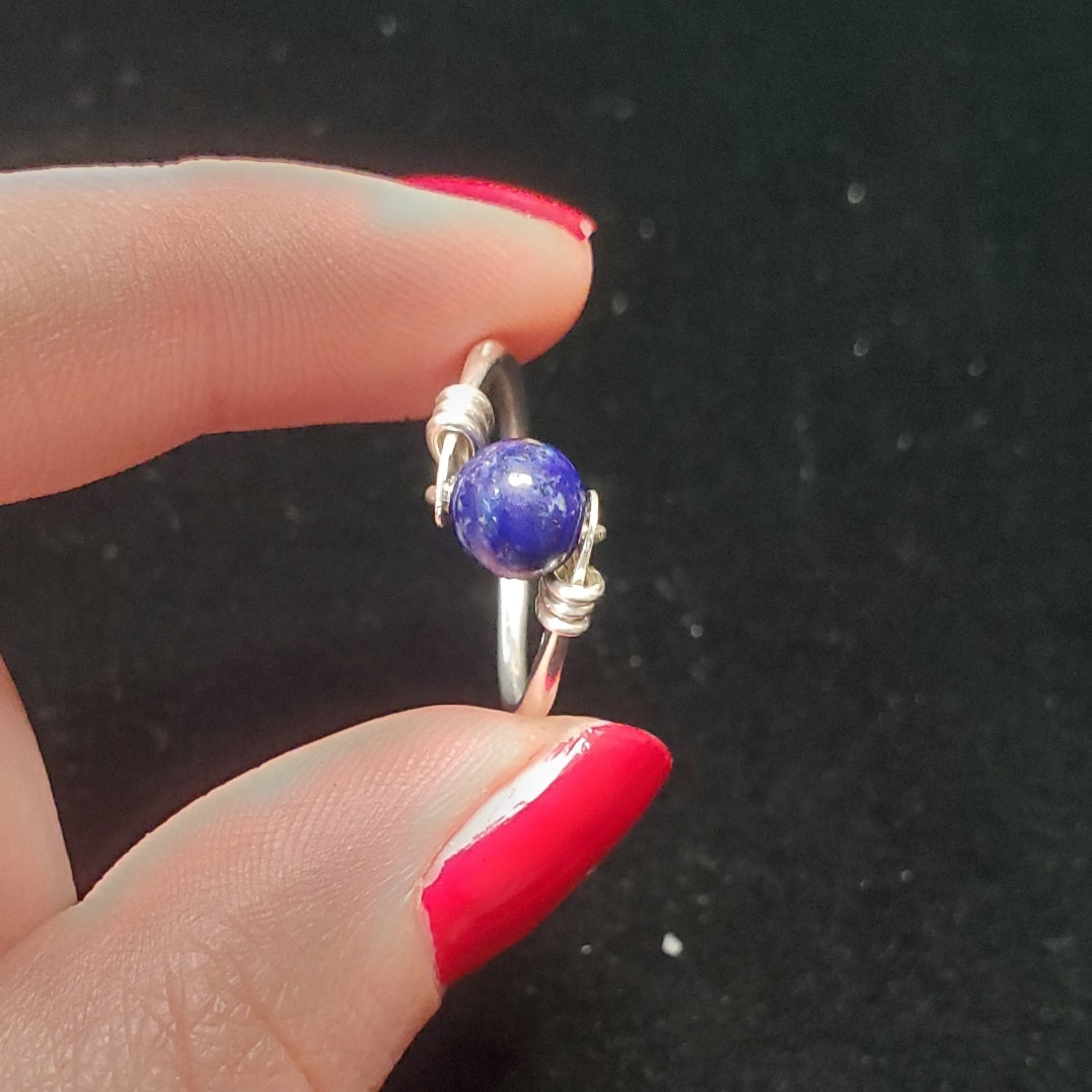 Handmade Lapis Lazuli Silver Ring