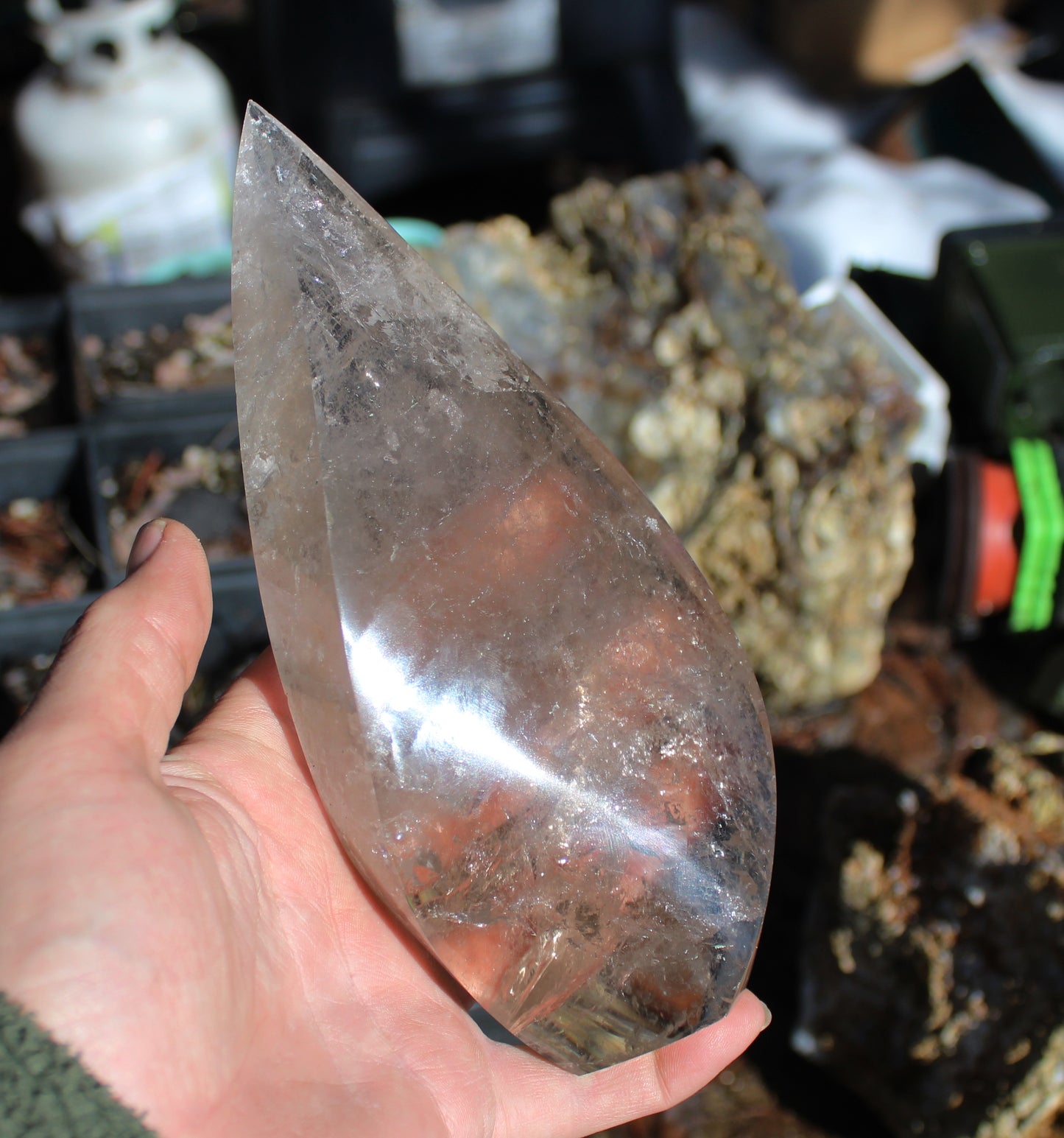 Smokey Quartz Polished Tower
