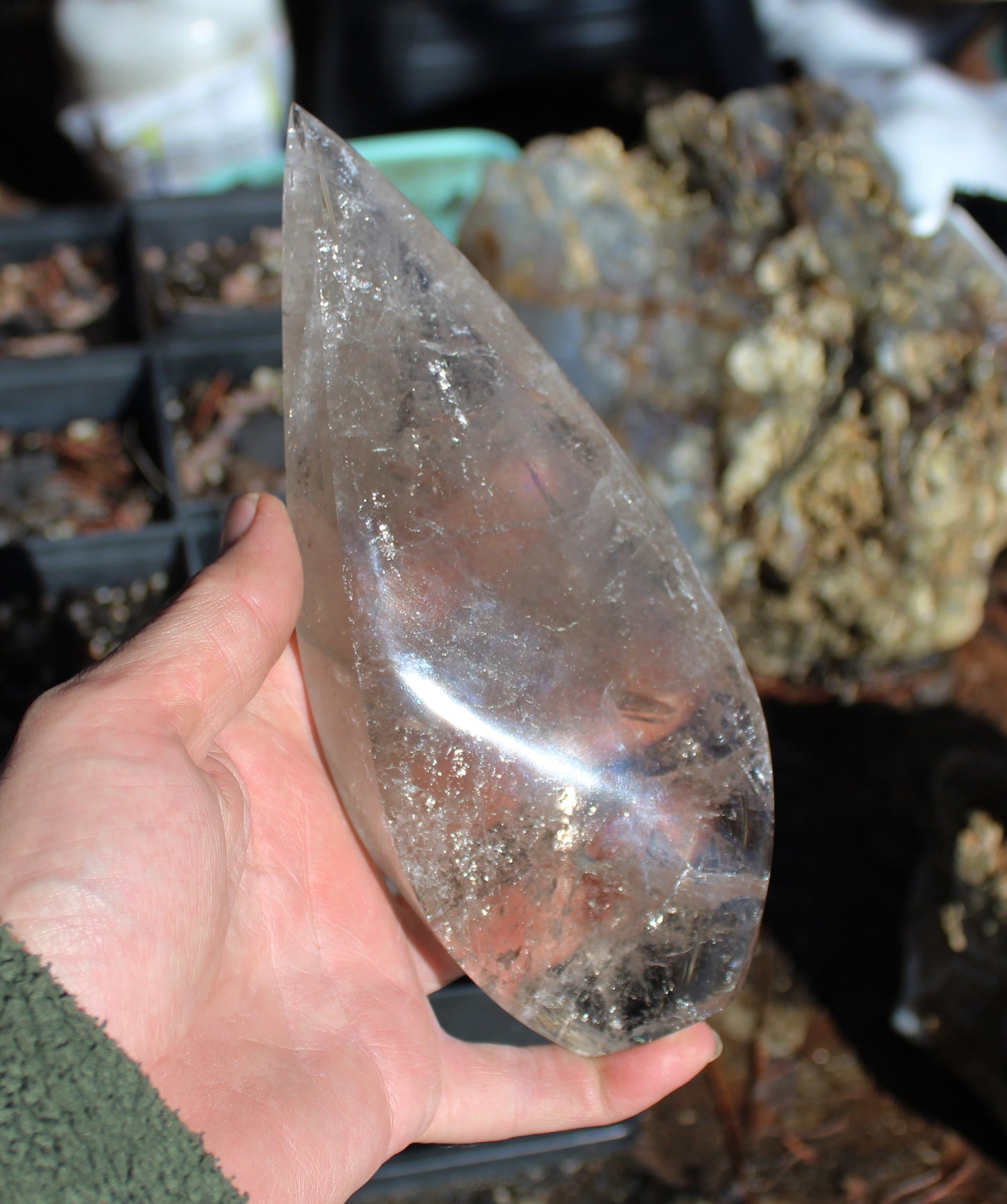 Smokey Quartz Polished Tower