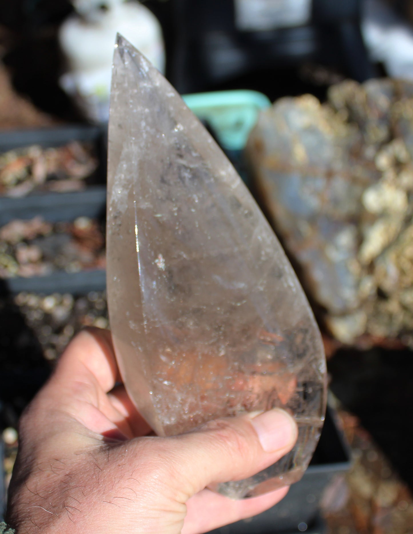 Smokey Quartz Polished Tower