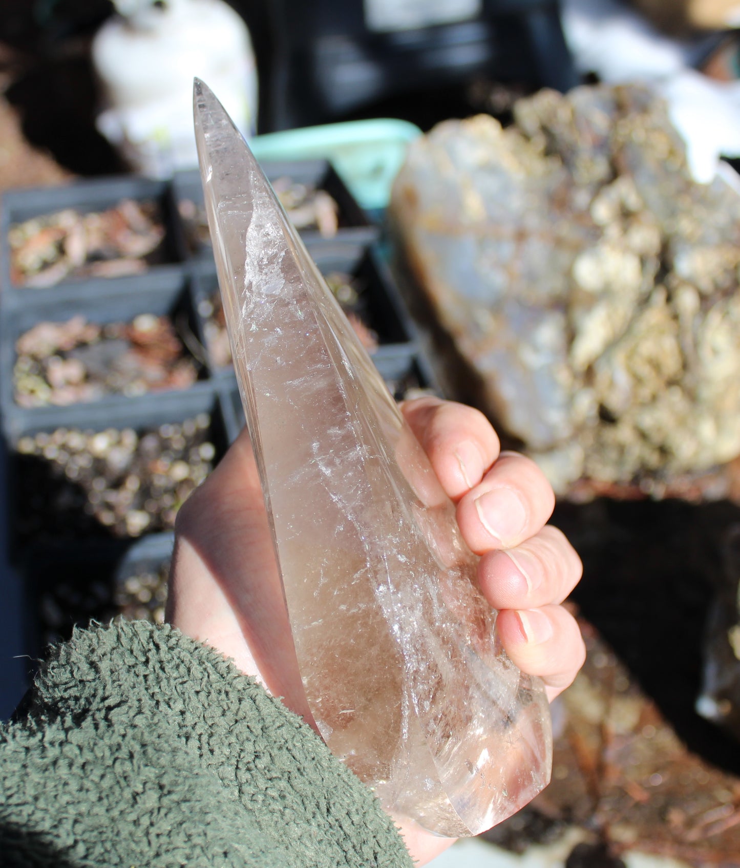 Smokey Quartz Polished Tower