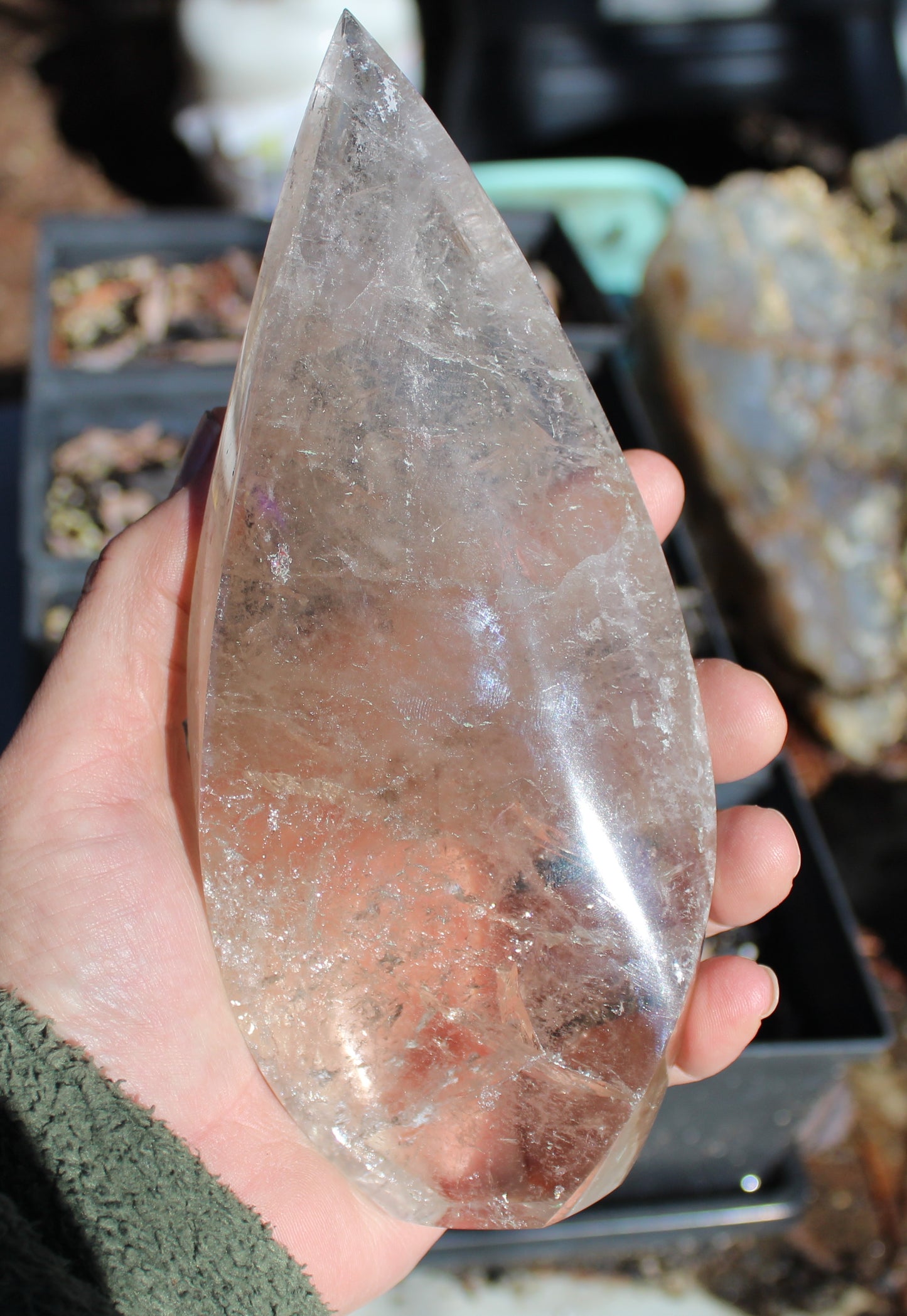 Smokey Quartz Polished Tower