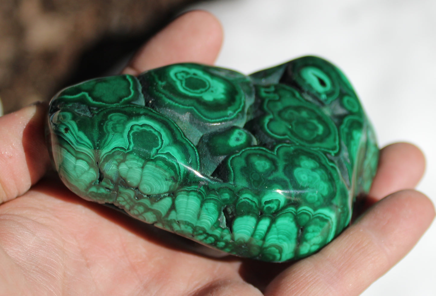 Malachite Polished Stone High Grade