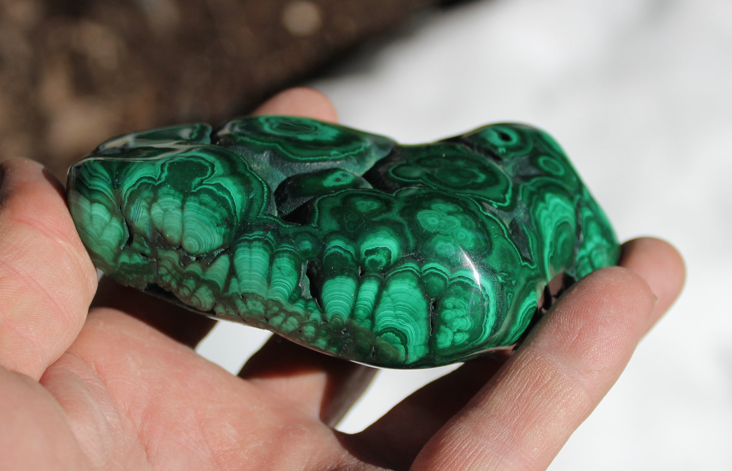 Malachite Polished Stone High Grade