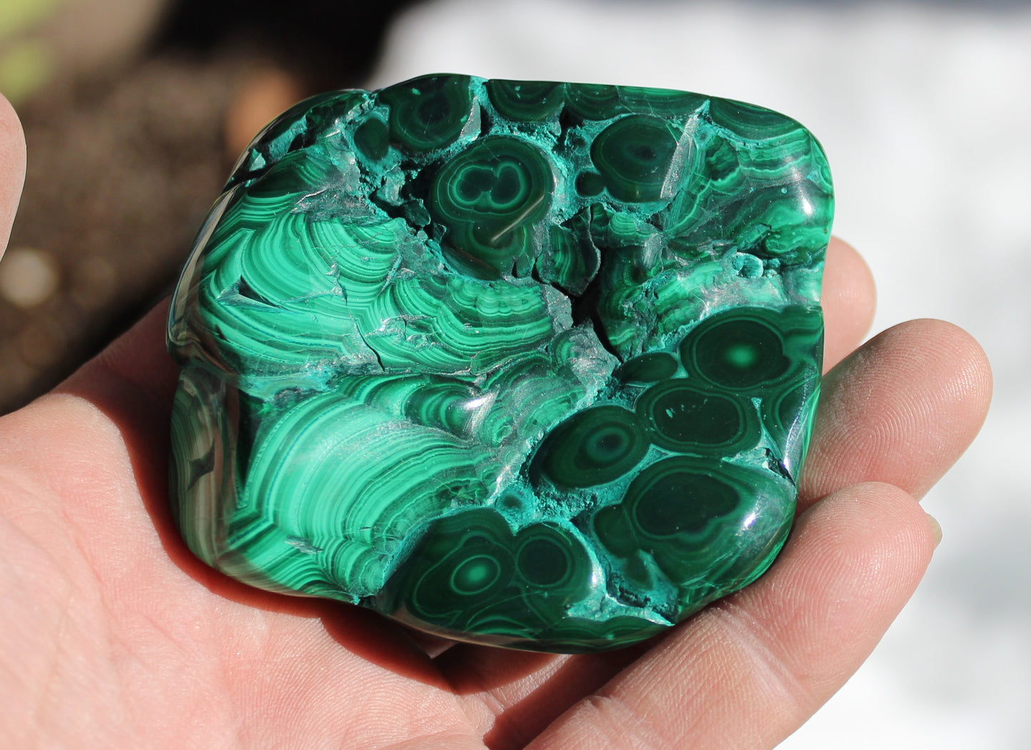 Malachite Polished Stone