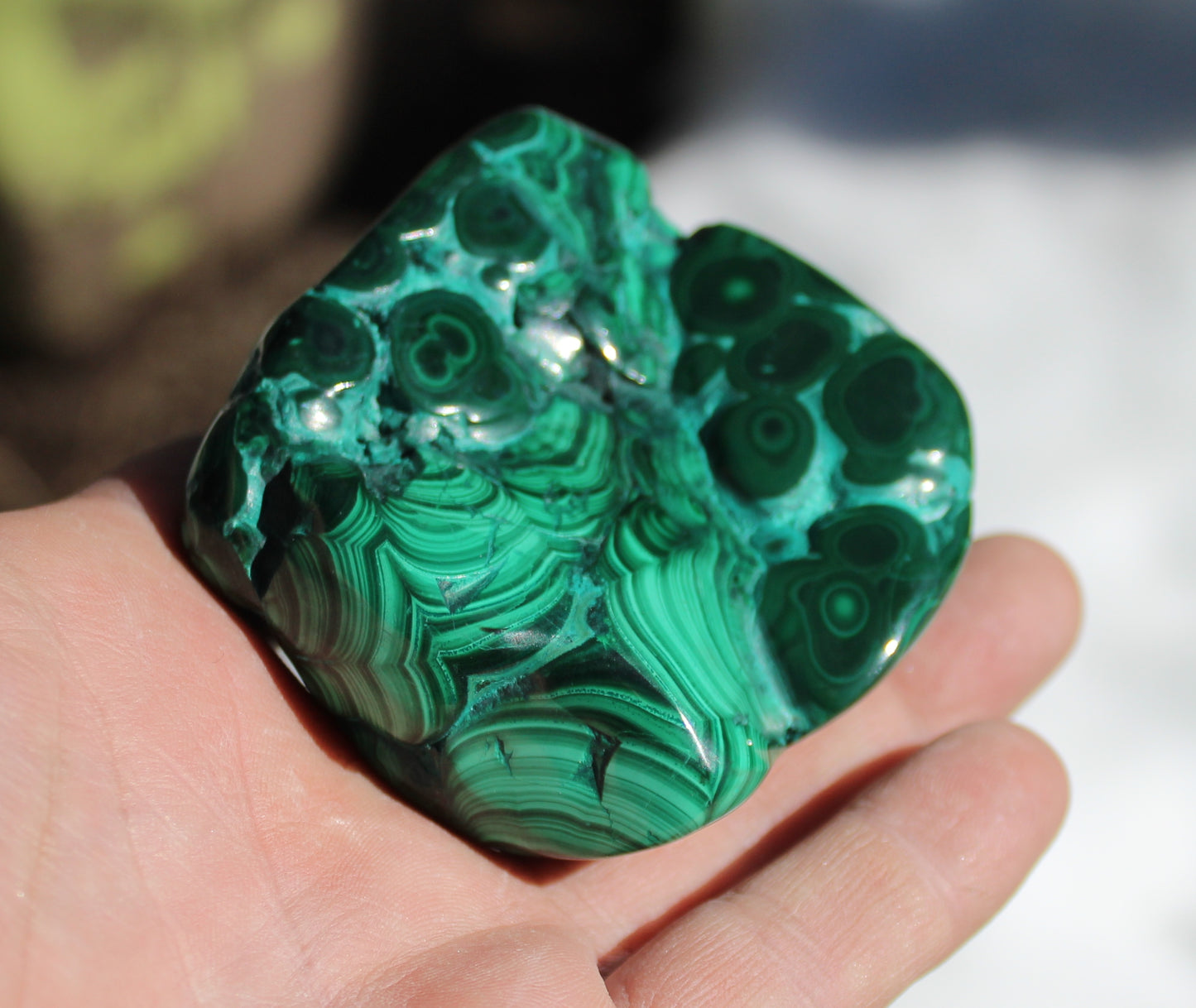 Malachite Polished Stone