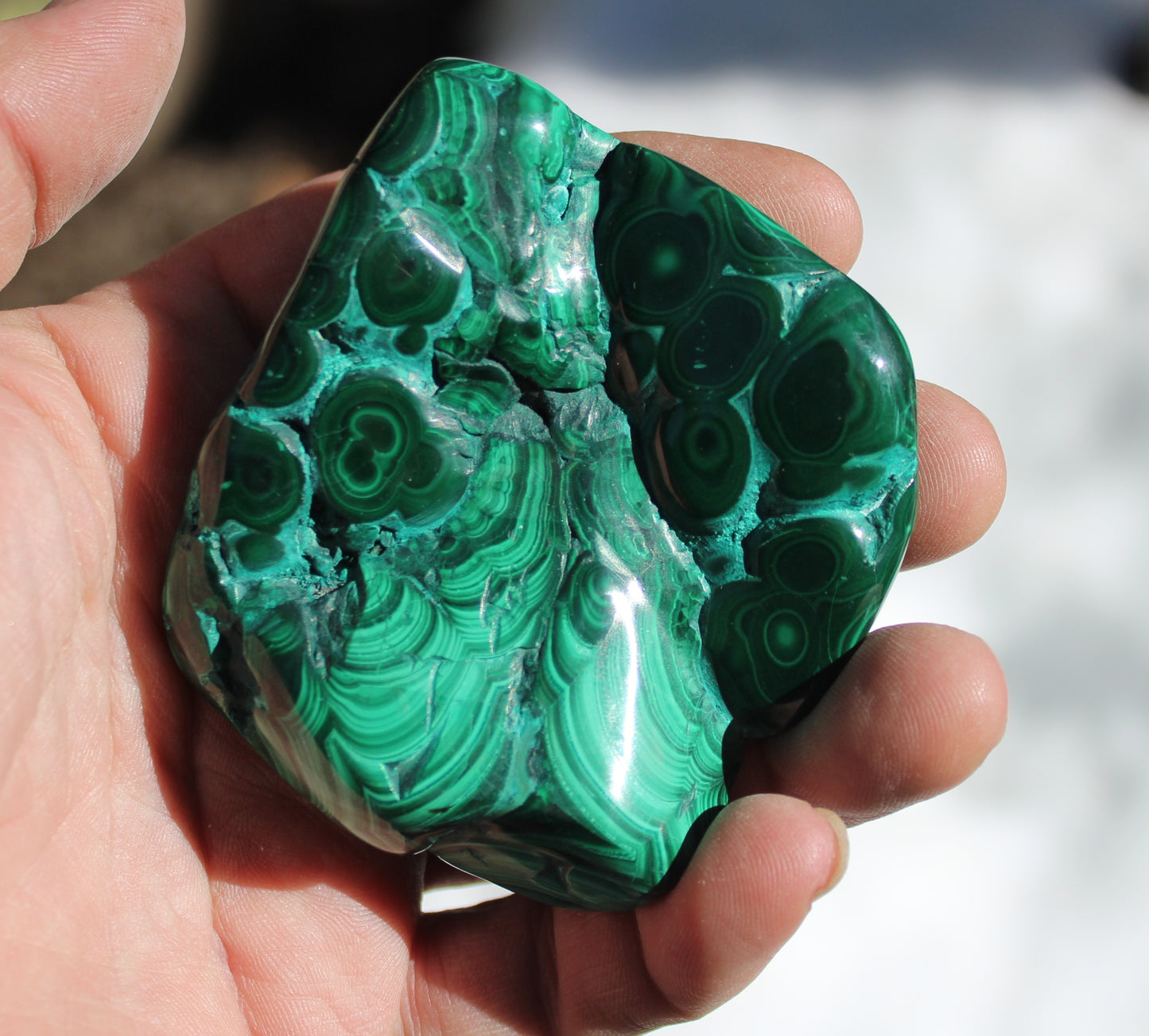 Malachite Polished Stone