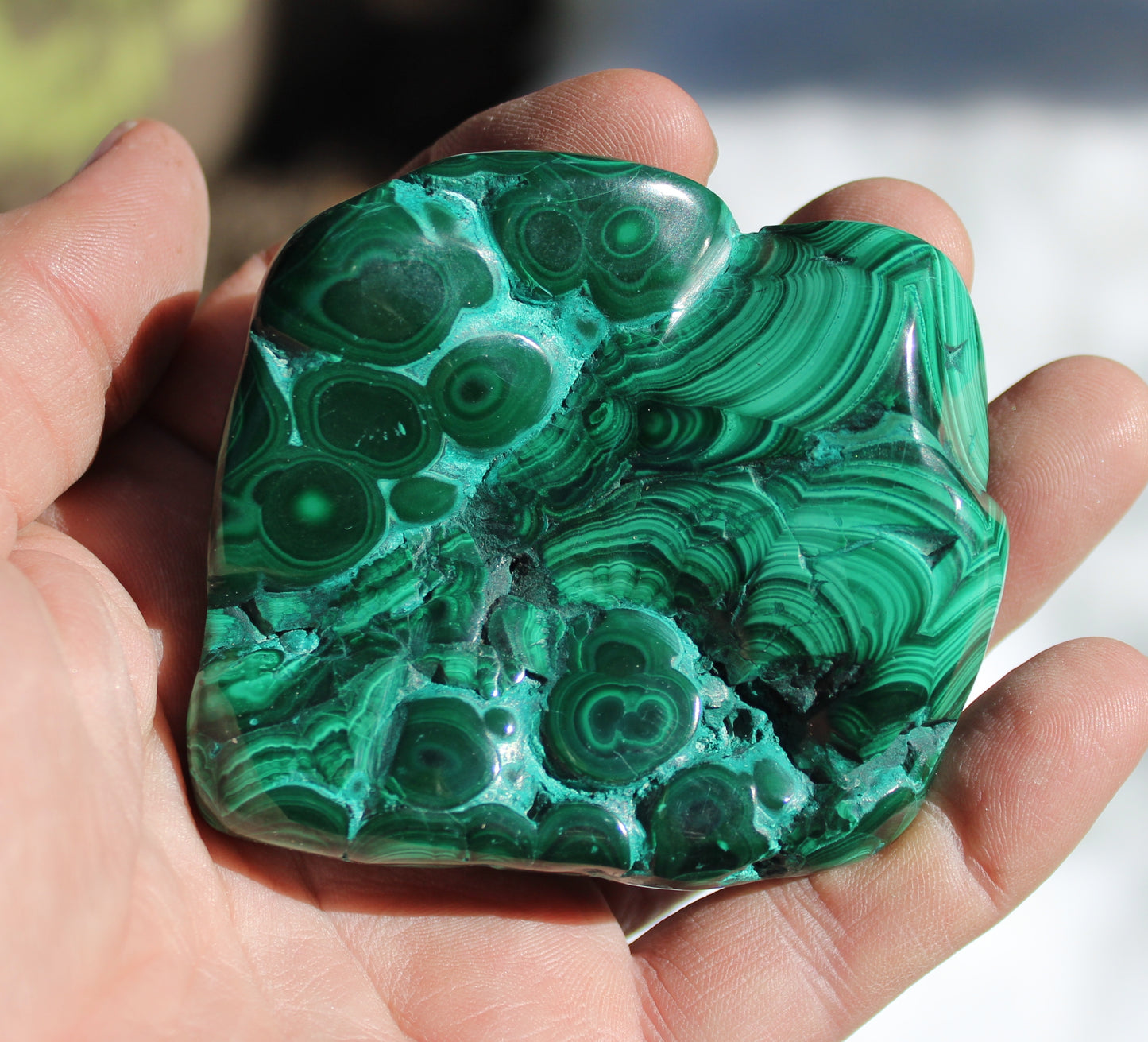 Malachite Polished Stone