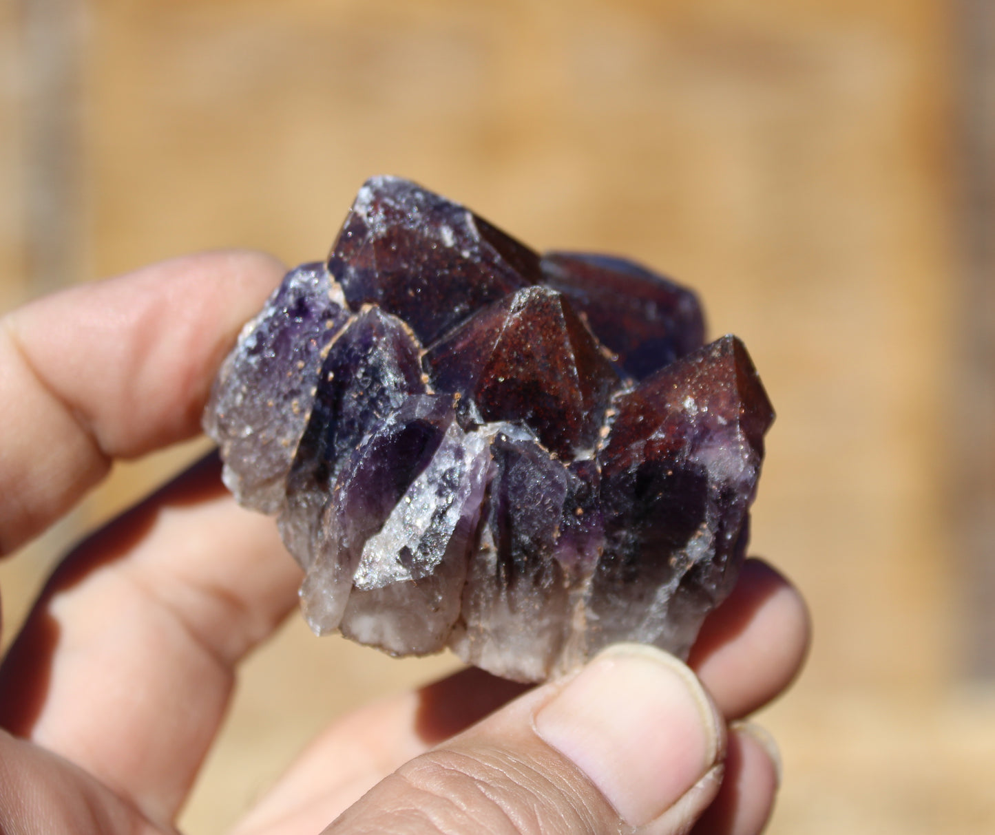 Auralite 23 Cluster High End Strawberry Tipped