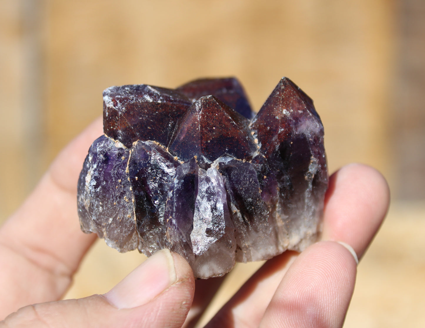 Auralite 23 Cluster High End Strawberry Tipped