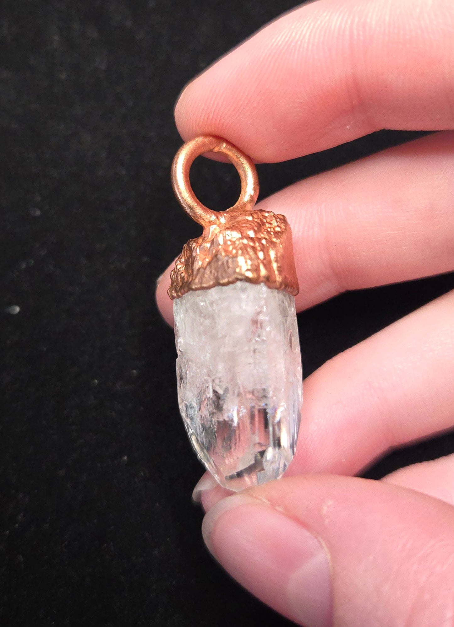 Danburite Copper Pendant