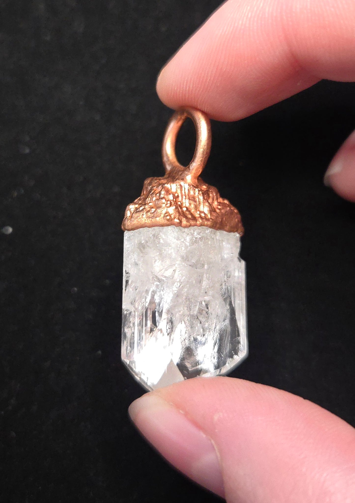 Danburite Copper Pendant
