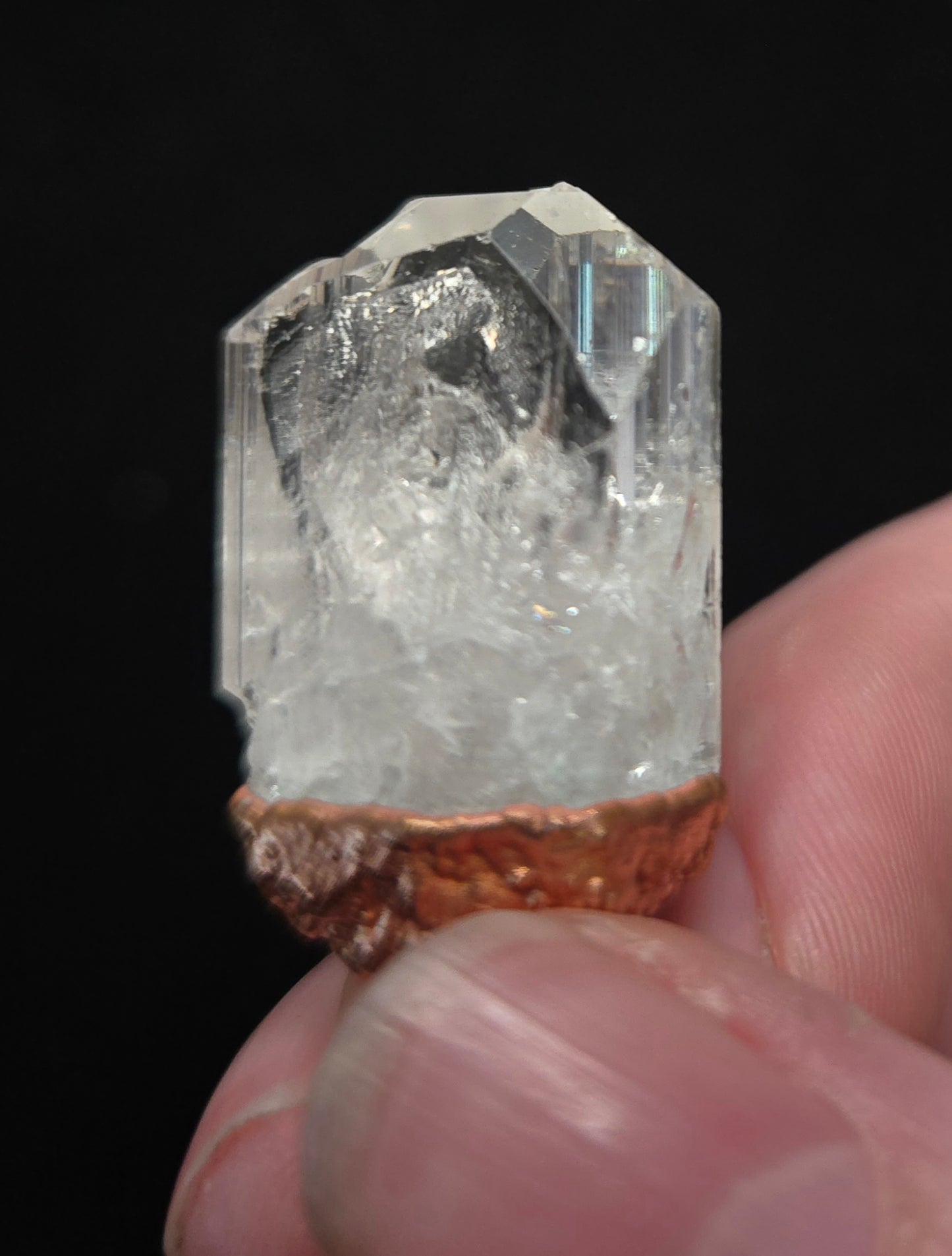 Danburite Copper Pendant
