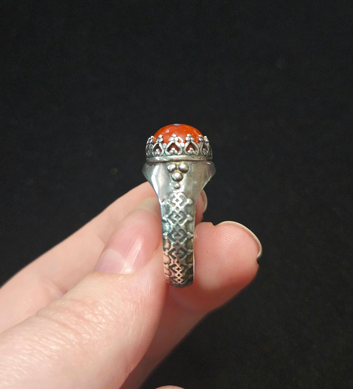 Sterling Silver and Brecciated Red Jasper