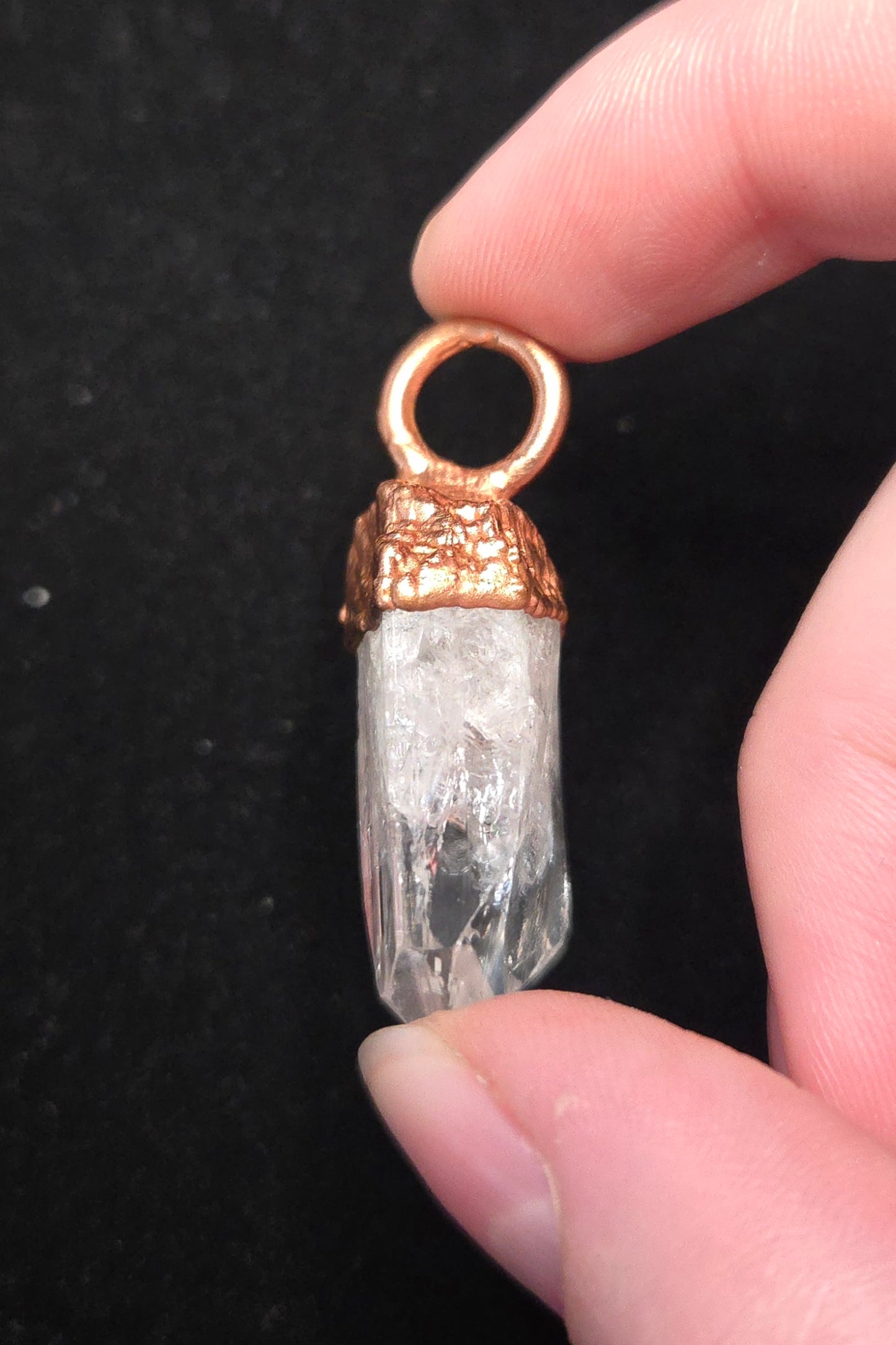Danburite Copper Pendant