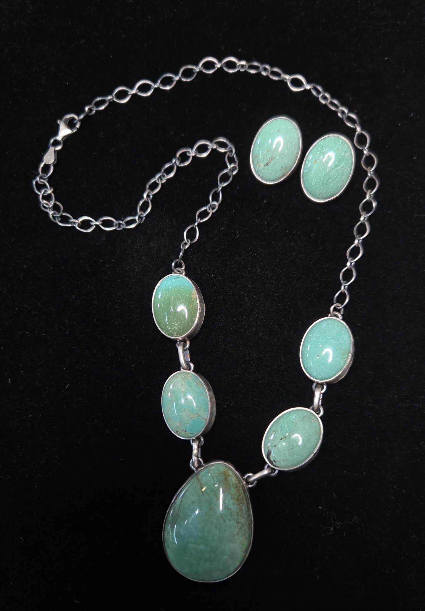 Turquoise Necklace and Earring Set