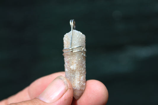 Spirit Quartz Pendant with Sterling Silver