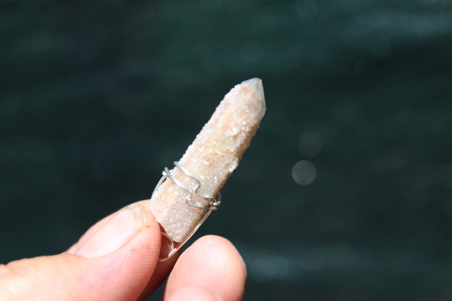Spirit Quartz Pendant with Sterling Silver