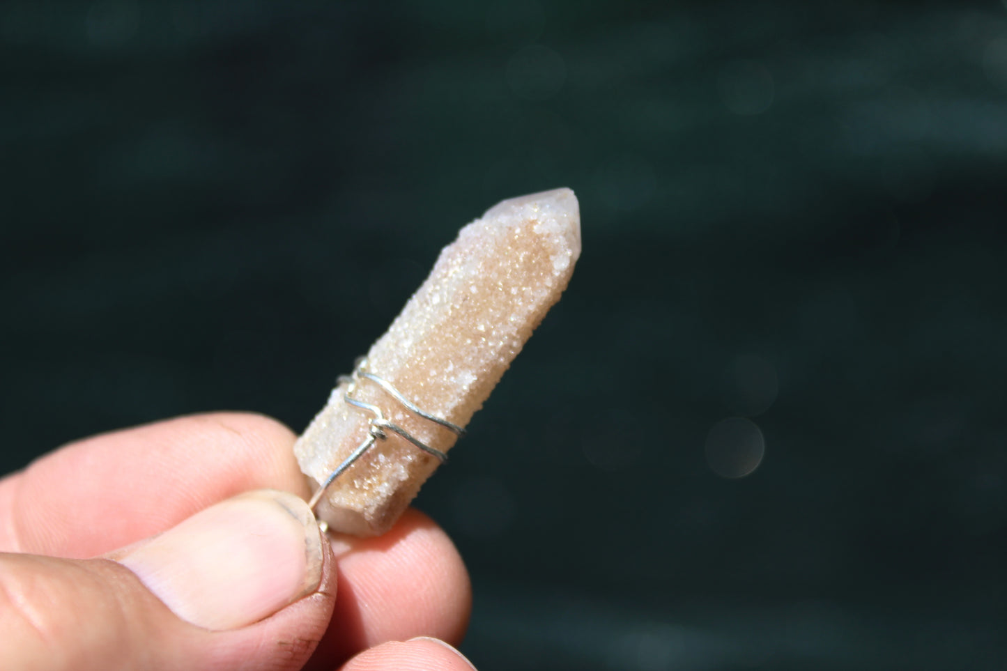 Spirit Quartz Pendant with Sterling Silver