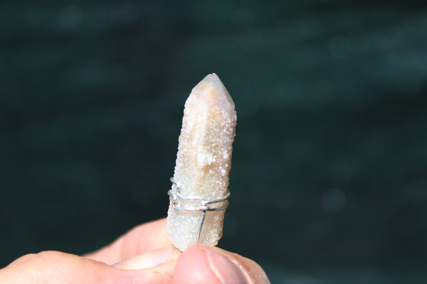 Spirit Quartz Pendant with Sterling Silver