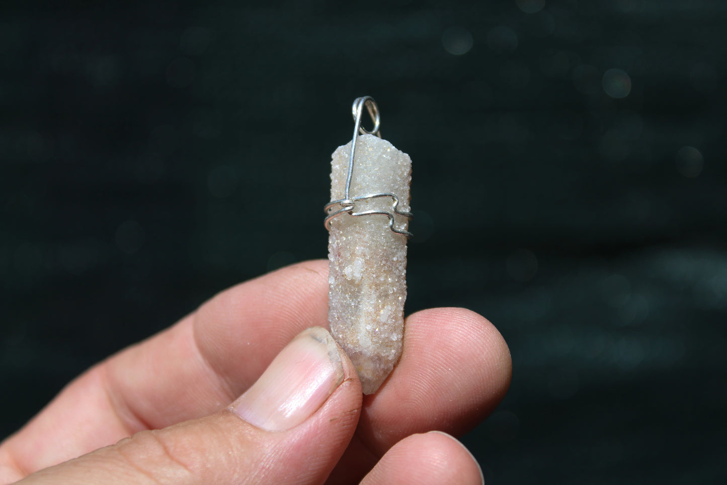 Spirit Quartz Pendant with Sterling Silver