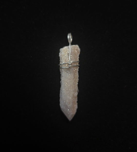 Spirit Quartz Wire Wrap Pendant