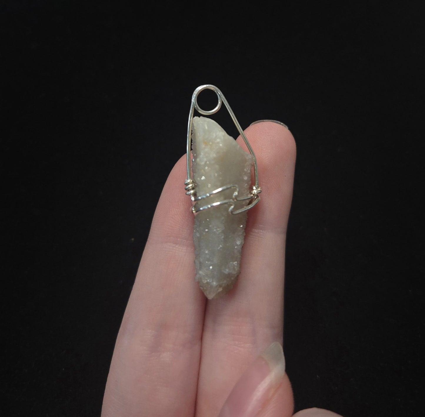 Spirit Quartz Wire Wrap Pendant