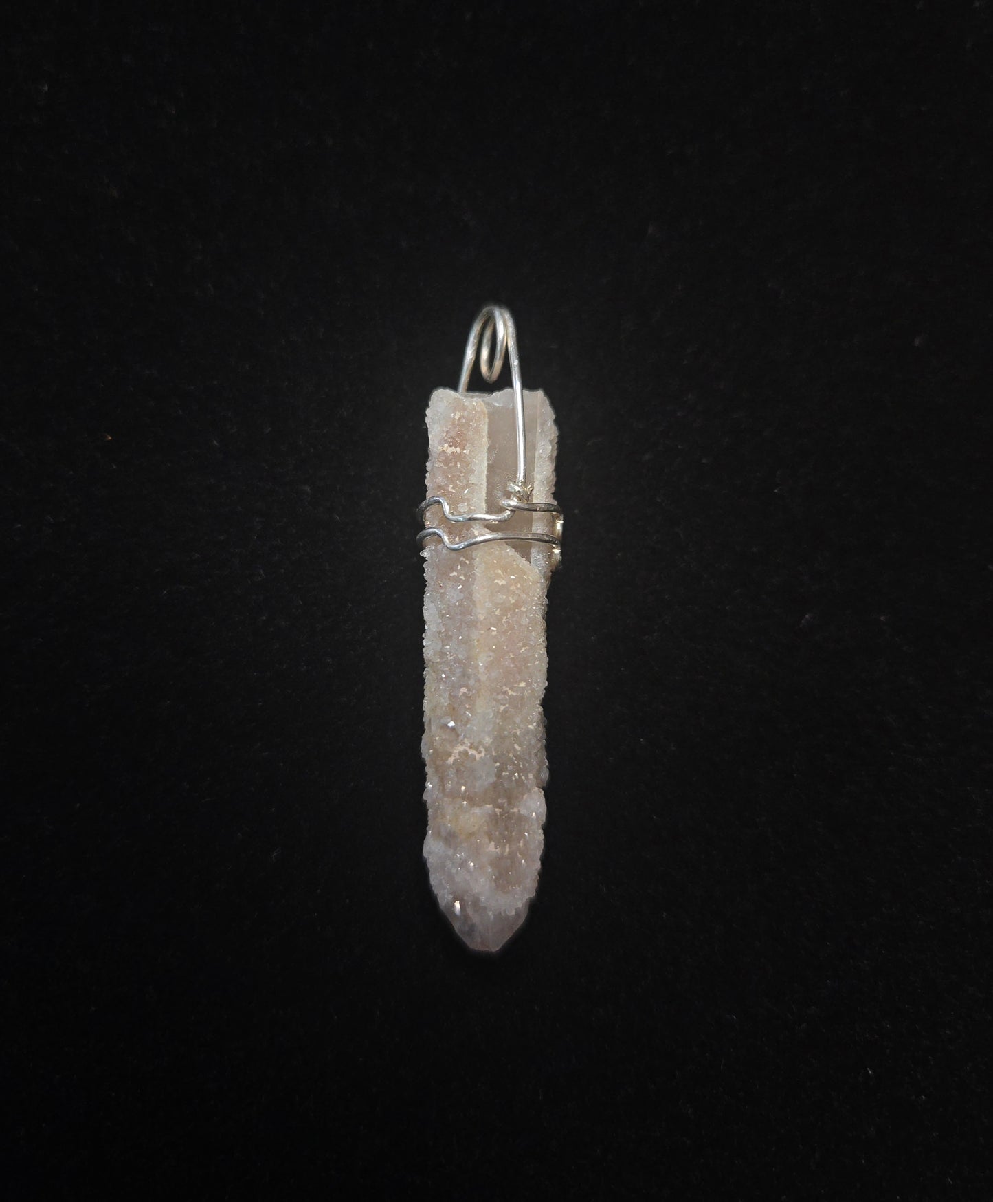 Spirit Quartz Wire Wrap Pendant