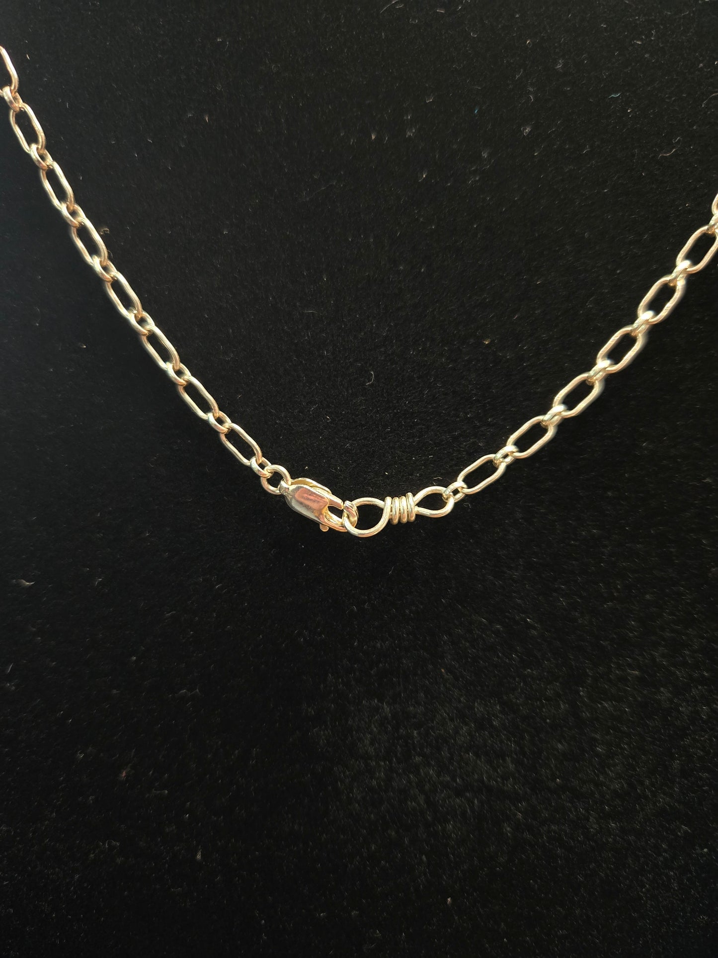 Sterling Silver Black Obsidian Necklace