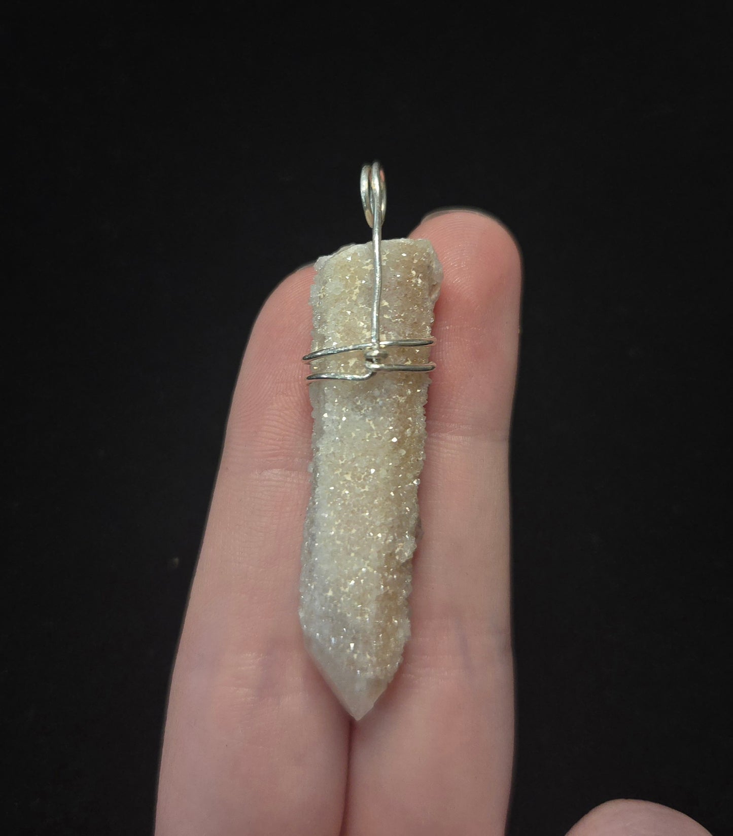 Spirit Quartz Wire Wrap Pendant