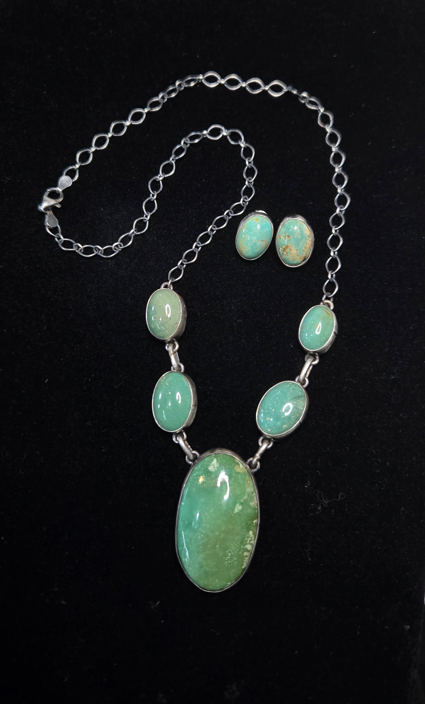 Turquoise Necklace and Earring Set