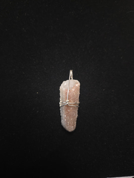 Spirit Quartz Wire Wrap Pendant