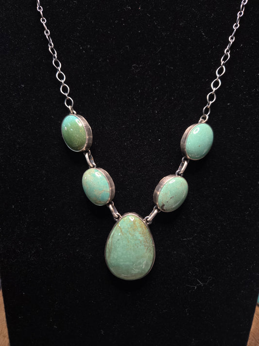 Turquoise Necklace and Earring Set